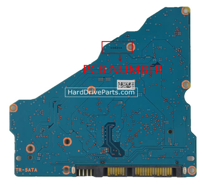 MA04ABA800EK Toshiba Scheda Elettronica Hard Disk G3820A