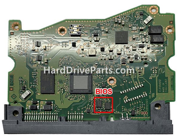 Scambia il chip del bios su 004-0B41785 Scheda Elettronica Hard Disk WD