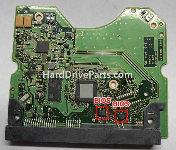 Scambia il chip del bios su 004-0B43167 Scheda Elettronica Hard Disk WD