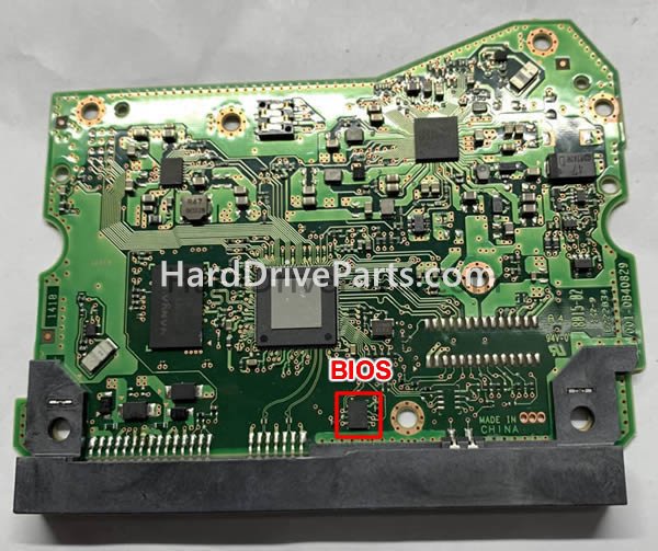 Scambia il chip del bios su 006-0B40829 Scheda Elettronica Hard Disk WD