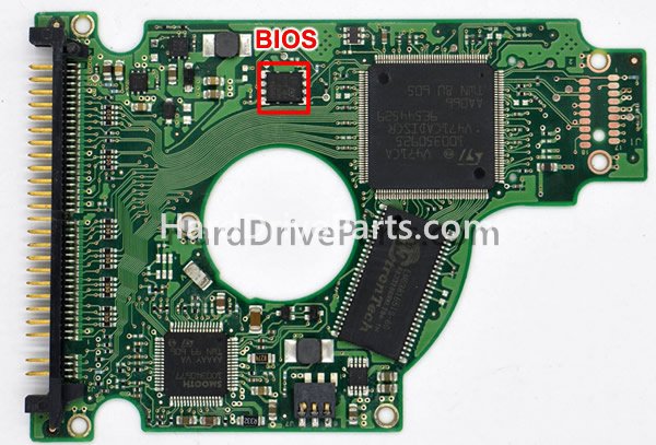 Scambia il chip del bios su 100346102 Scheda Elettronica Hard Disk Seagate
