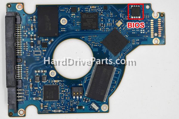 Scambia il chip del bios su 100612797 Scheda Elettronica Hard Disk Seagate