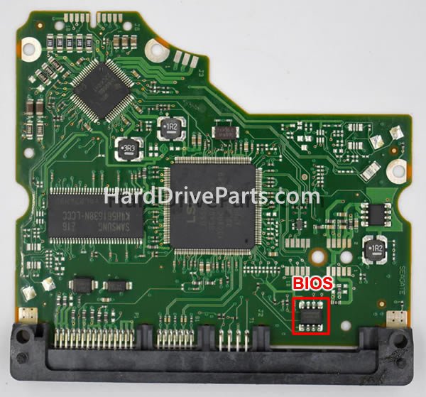 Scambia il chip del bios su 100650117 Scheda Elettronica Hard Disk Seagate