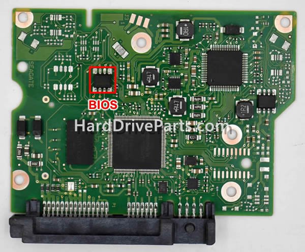 Scambia il chip del bios su 100664987 Scheda Elettronica Hard Disk Seagate