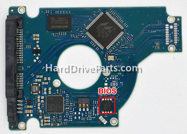 Scambia il chip del bios su 100696152 Scheda Elettronica Hard Disk Seagate