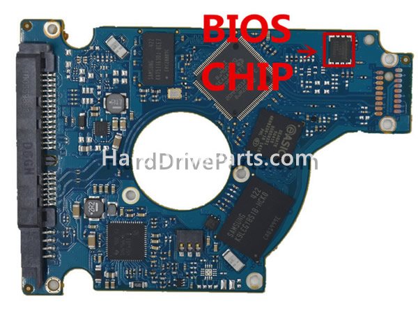 Scambia il chip del bios su 100731589 Scheda Elettronica Hard Disk Seagate