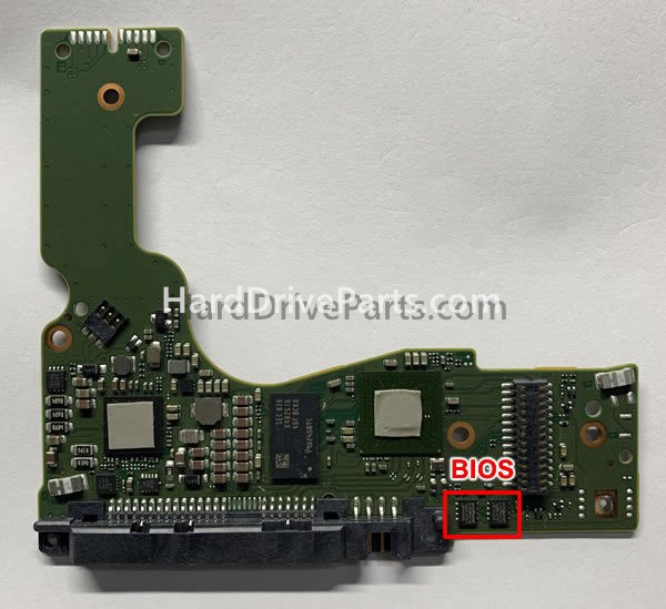 Scambia il chip del bios su 100832391 Scheda Elettronica Hard Disk Seagate