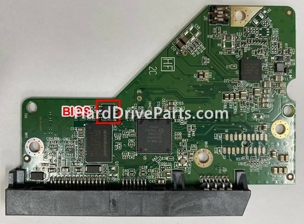 Scambia il chip del bios su WD Scheda Elettronica 2060-800039-001