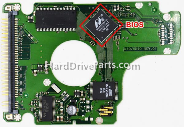 Scambia il chip del bios su BF41-00101A Scheda Elettronica Hard Disk Samsung