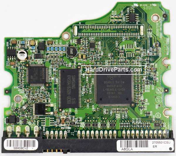 Maxtor 7L300R0 Scheda Elettronica PCB 040121400