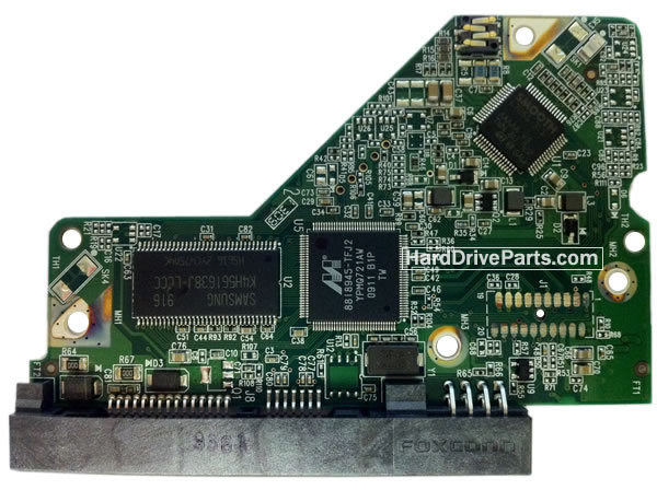 WD WD5000AADS Scheda Elettronica PCB 2060-701640-000