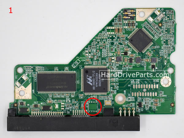 WD WD3200AAKS Scheda Elettronica PCB 2060-701640-001