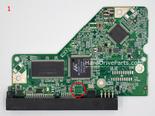 WD WD2500AVVS Scheda Elettronica PCB 2060-701640-001