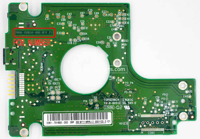 WD WD3200BMVV Scheda Elettronica 2060-701650-000