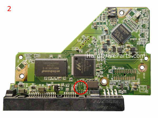 WD WD3200AVJS Scheda Elettronica PCB 2060-771590-001