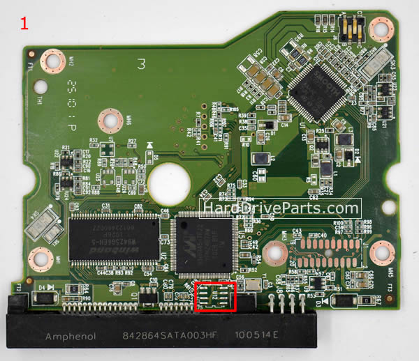 WD WD20EURS Scheda Elettronica PCB 2060-771642-001