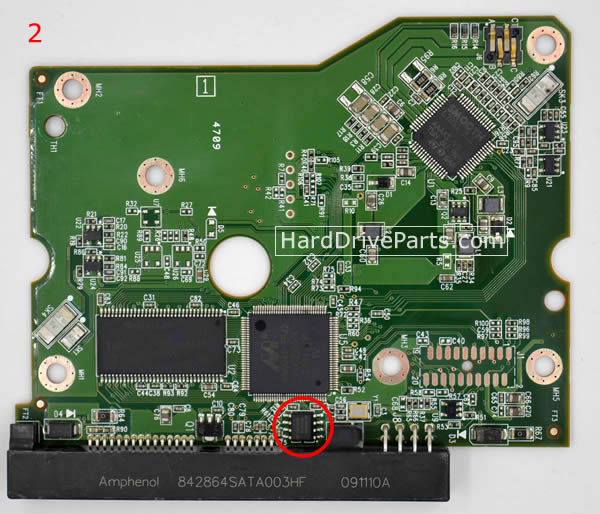 WD WD20EURS Scheda Elettronica PCB 2060-771642-001