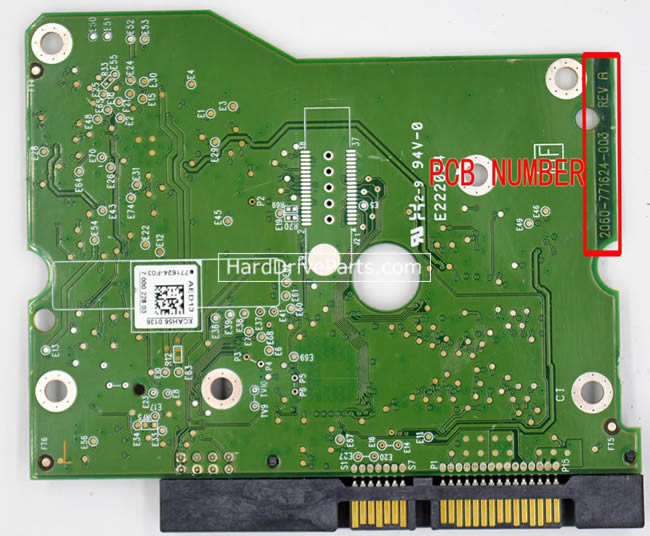 WD WD2003FYPS Scheda Elettronica 2060-771642-003