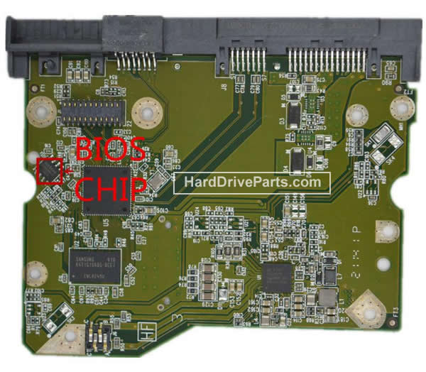 WD WD60EFRX-68MYMN0 Scheda Elettronica PCB 2060-800001-000