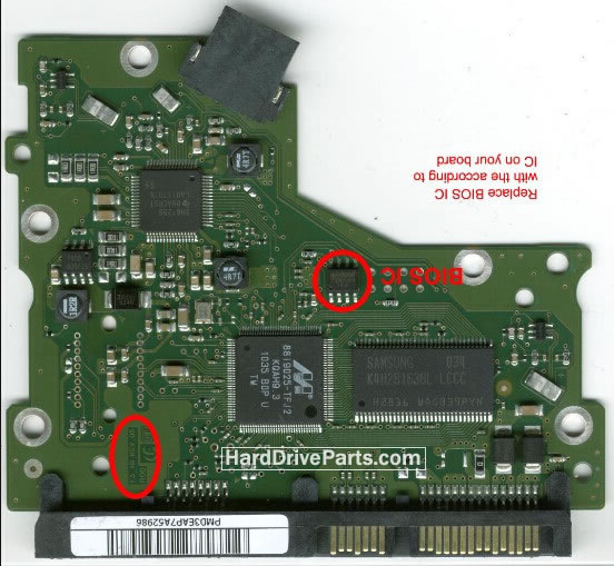 Samsung HD253GJ Scheda Elettronica PCB BF41-00352A