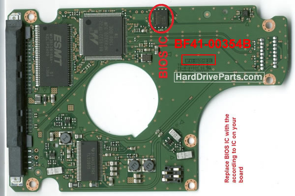 Samsung ST250LM004 Scheda Elettronica PCB BF41-00354B