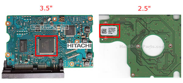 sostituire scheda elettronica hard disk hitachi